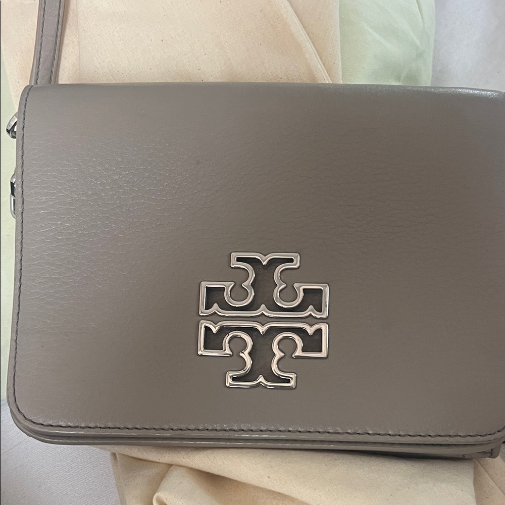 Tory Burch Taupe Crossbody Bag